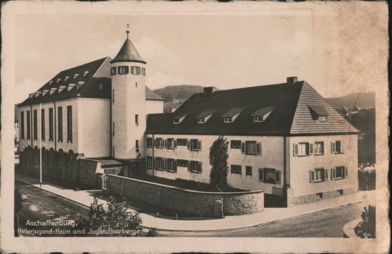 Hitlerjugend-Heim and Youth Hostel in Aschaffenburg Germany
