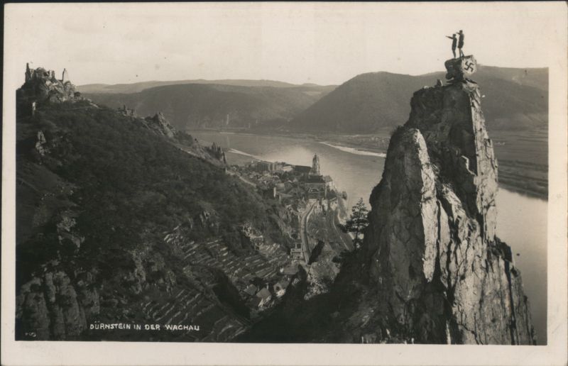 Dürnstein in der Wachau Landscape with Swastika Monument Austria