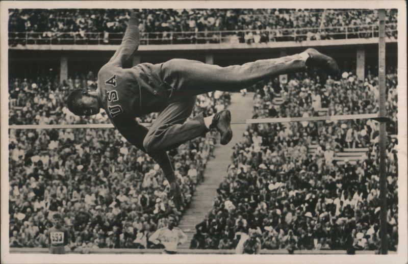 Cornelius Johnson High Jump 1936 Berlin Olympic Games Germany