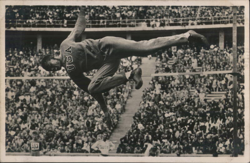 Cornelius Johnson High Jump 1936 Berlin Olympics Germany