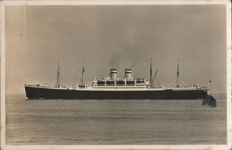 Schnelldampfer Hansa Hamburg-Amerika Linie Ocean Liner