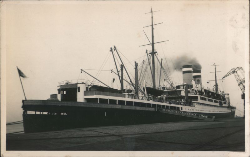 D. Hamburg Ship of the Hamburg-Amerika Linie Germany