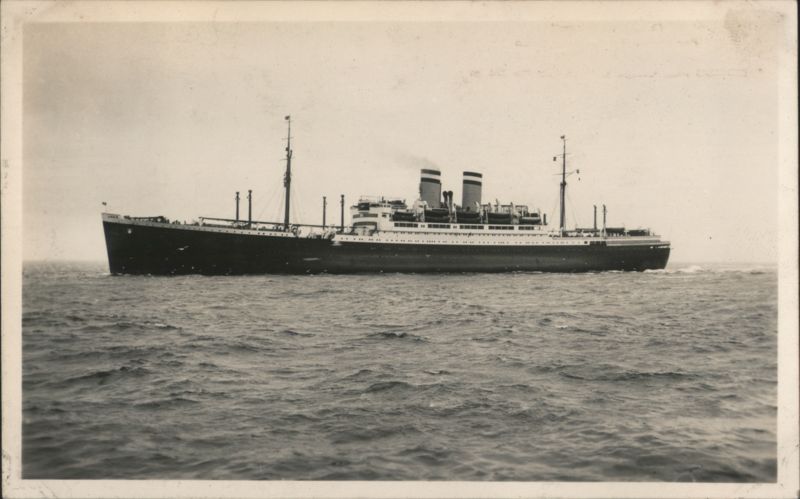 D. Hamburg, Hamburg-Amerika Linie Ocean Liner Germany