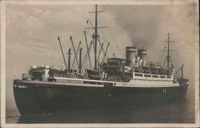 Hapag Schnelldampfer New York Ocean Liner Cruise Ships