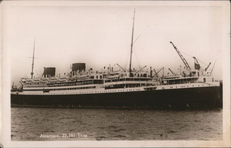 Alcantara 22,181 Tons Ocean Liner United Kingdom Cruise Ships