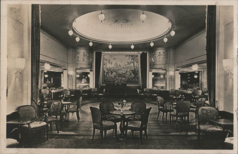 Ballsaal Kajüte, Turbinen-Schnelldampfer Europa Bremen Germany
