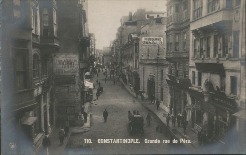 Grande rue de Péra, Constantinople Turkey Greece, Turkey, Balkan States