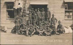 Headquarters Company 306th Field Artillery, Camp Upton Postcard