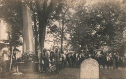 William "Buffalo Bill" Cody at Mohegan Royal Burial Grounds Postcard
