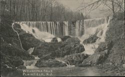 Welunepka Falls, Plainfield, New Jersey Postcard