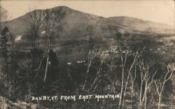 Danby, Vermont from East Mountain Postcard