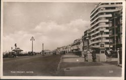 The Front, Hove, Street Scene Postcard