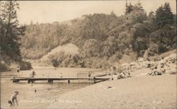 Brown's Beach at Hilton, California Postcard