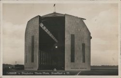 Hindenburg Airship in Rhein-Main Airship Hangar Postcard