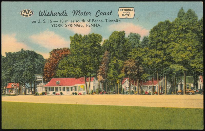 Wishard's Motor Court, AAA Certified Motel York Springs Pennsylvania