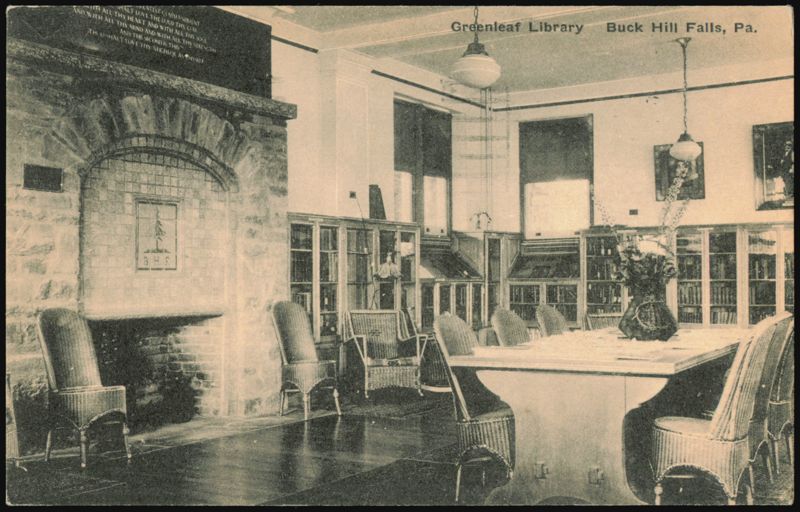 Greenleaf Library Interior, Buck Hill Falls, Pennsylvania