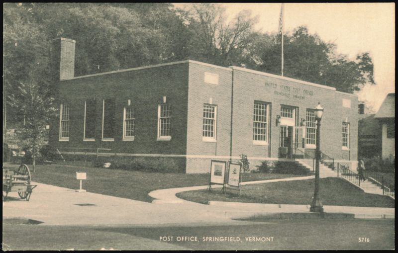 United States Post Office, Springfield, Vermont