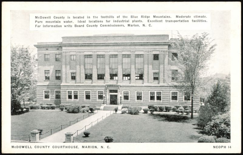McDowell County Courthouse, Marion, North Carolina