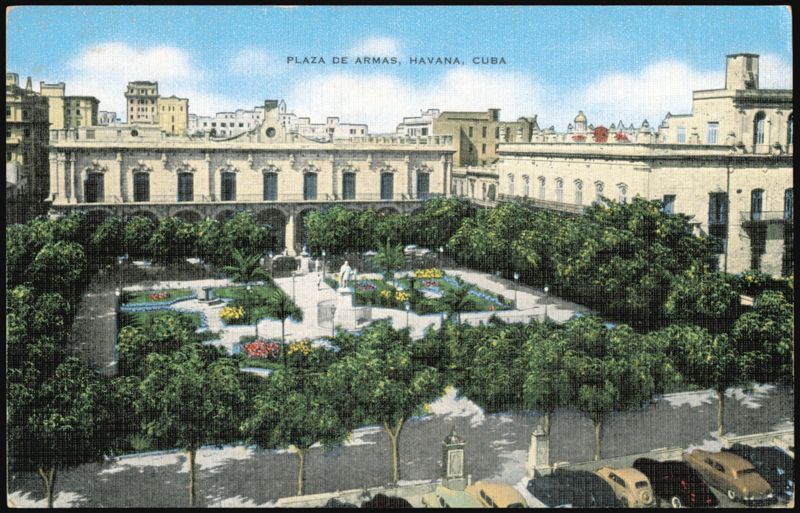 Plaza de Armas and Palace of the Captain-Generals, Havana Cuba