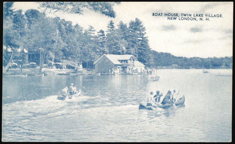Boat House at Twin Lake Village, New London, New Hampshire