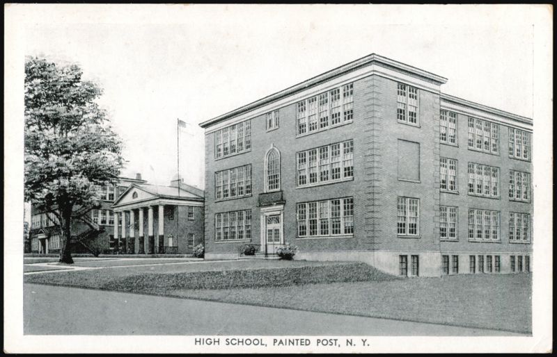 High School Building, Painted Post, New York