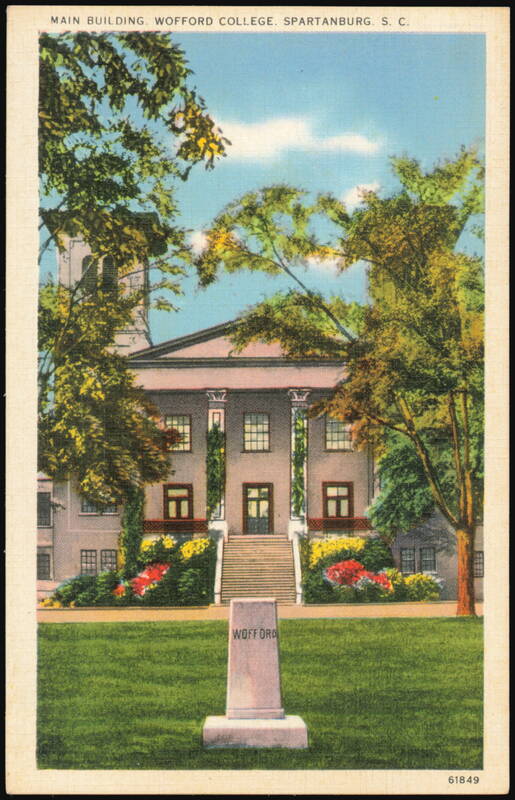 Main Building, Wofford College, Spartanburg, South Carolina