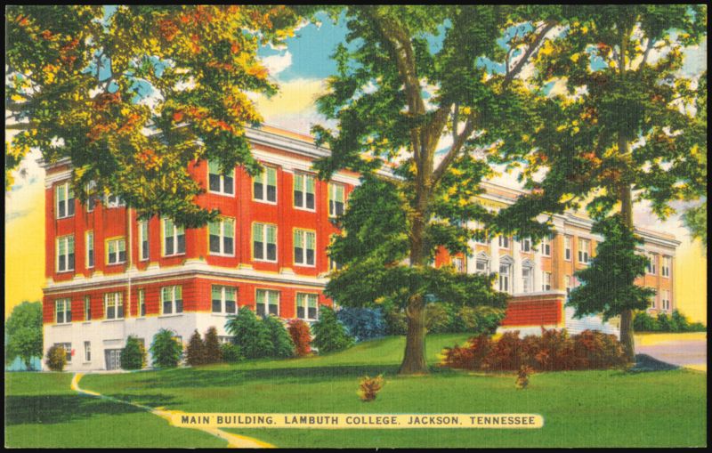 Main Building, Lambuth College Jackson Tennessee