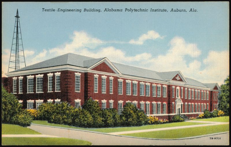 Textile Engineering Building, Alabama Polytechnic Institute Auburn