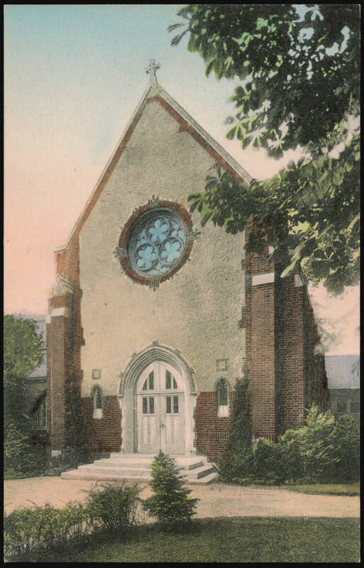 Main Entrance to the Chapel, Convent of Our Lady of the Cenacle Newport Rhode Island