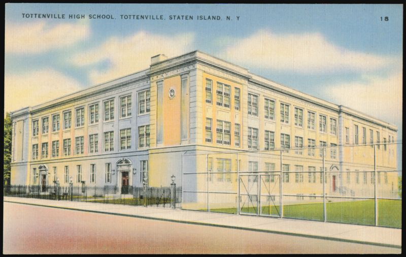 Tottenville High School Building New York