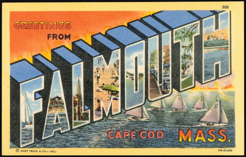 Greetings From Falmouth, Cape Cod, Massachusetts