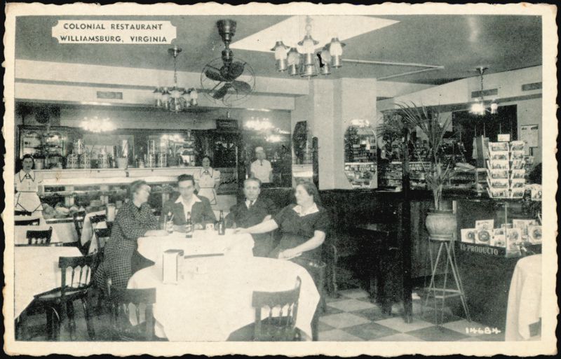 Colonial Restaurant Interior, Williamsburg, Virginia