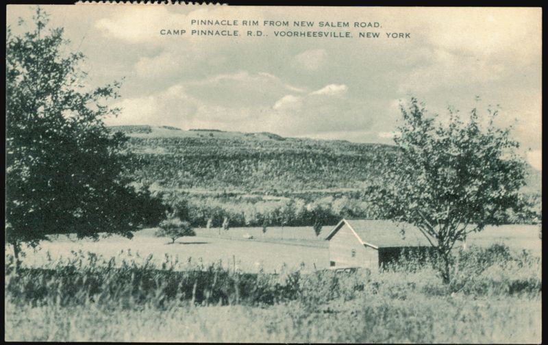 Pinnacle Rim from New Salem Road, Camp Pinnacle Voorheesville New York