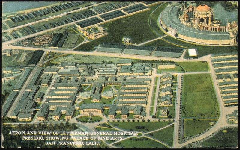 Letterman General Hospital and Palace of Fine Arts San Francisco California