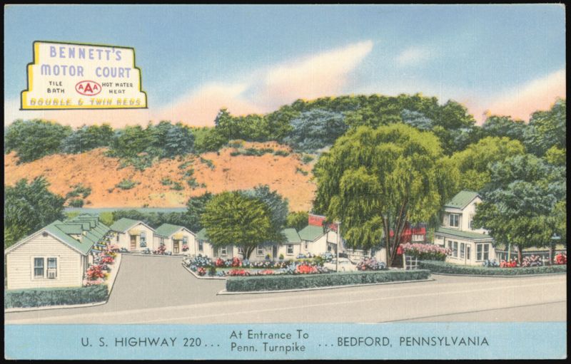Bennett's Motor Court, U.S. Highway 220 Bedford Pennsylvania