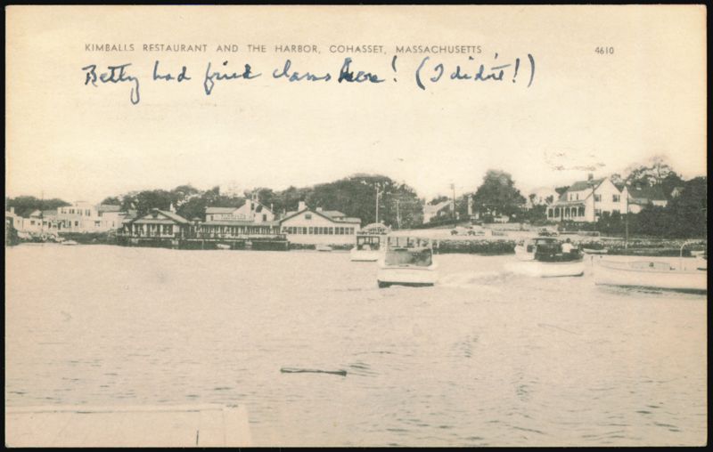 Kimballs Restaurant and Harbor, Cohasset, Massachusetts
