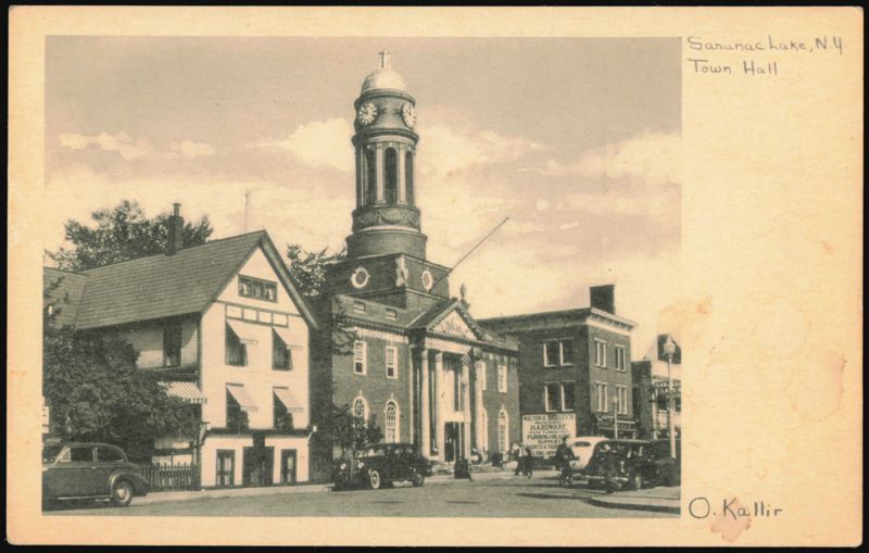 Town Hall, Saranac Lake, New York O. Kallir