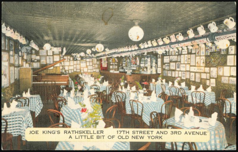 Joe King's Rathskeller, 17th Street and 3rd Avenue New York