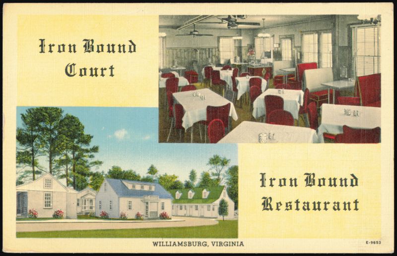 Iron Bound Court and Restaurant, Williamsburg, Virginia