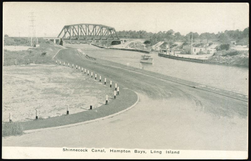 Shinnecock Canal and Bridge, Hampton Bays, Long Island New York