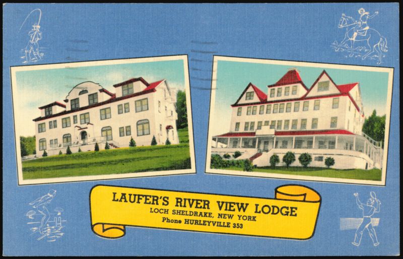 Laufer's River View Lodge, Loch Sheldrake, New York