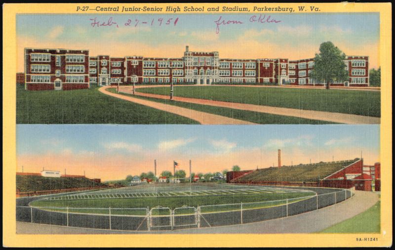 Central Junior-Senior High School and Stadium Parkersburg West Virginia