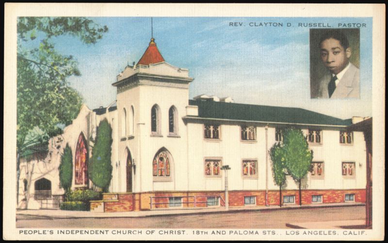People's Independent Church of Christ, Los Angeles California