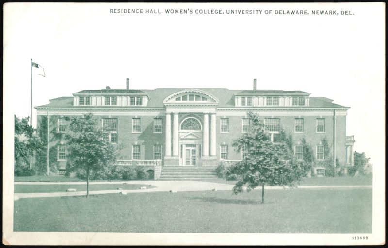 Residence Hall, Women's College, University of Delaware Newark