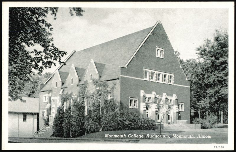 Monmouth College Auditorium, Monmouth, Illinois