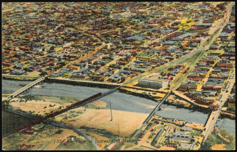 Aerial View of Juarez, Mexico