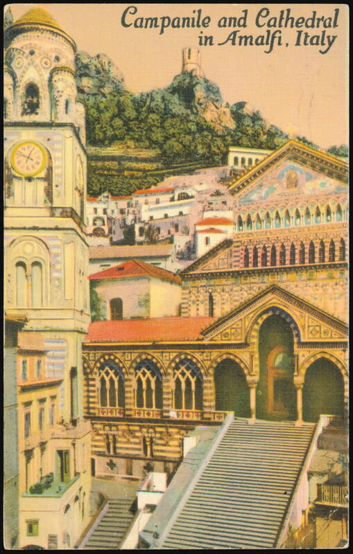 Campanile and Cathedral in Amalfi, Italy