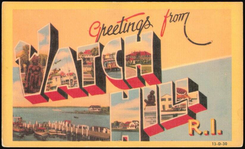 Greetings from Watch Hill, Rhode Island