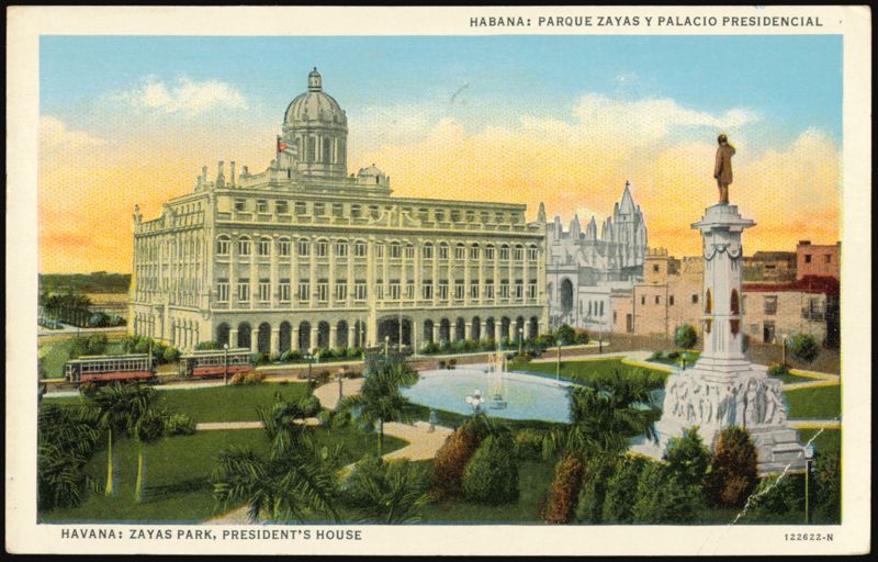 Zayas Park and Presidential Palace, Havana, Cuba