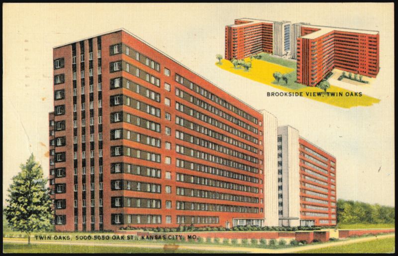 Twin Oaks Apartments, 5000-5050 Oak St. Kansas City Missouri